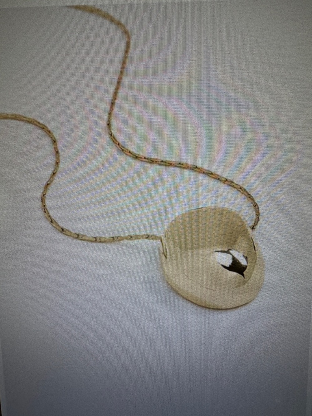 Reitmans Polished Gold Disc Pendant Necklace